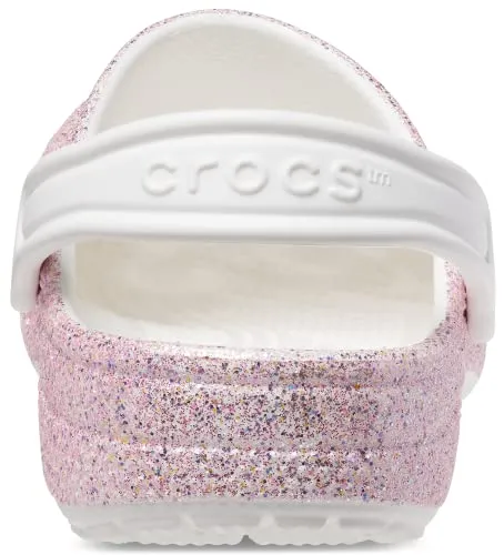 crocs Unisex-Child Classic Clog White/Rainbow Clog - 7 Years, 1 UK, 20 cms (J1) (206993-1DG)