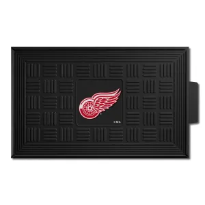 Detroit Red Wings Heavy Duty Vinyl Medallion Door Mat - 19.5in. x 31in.