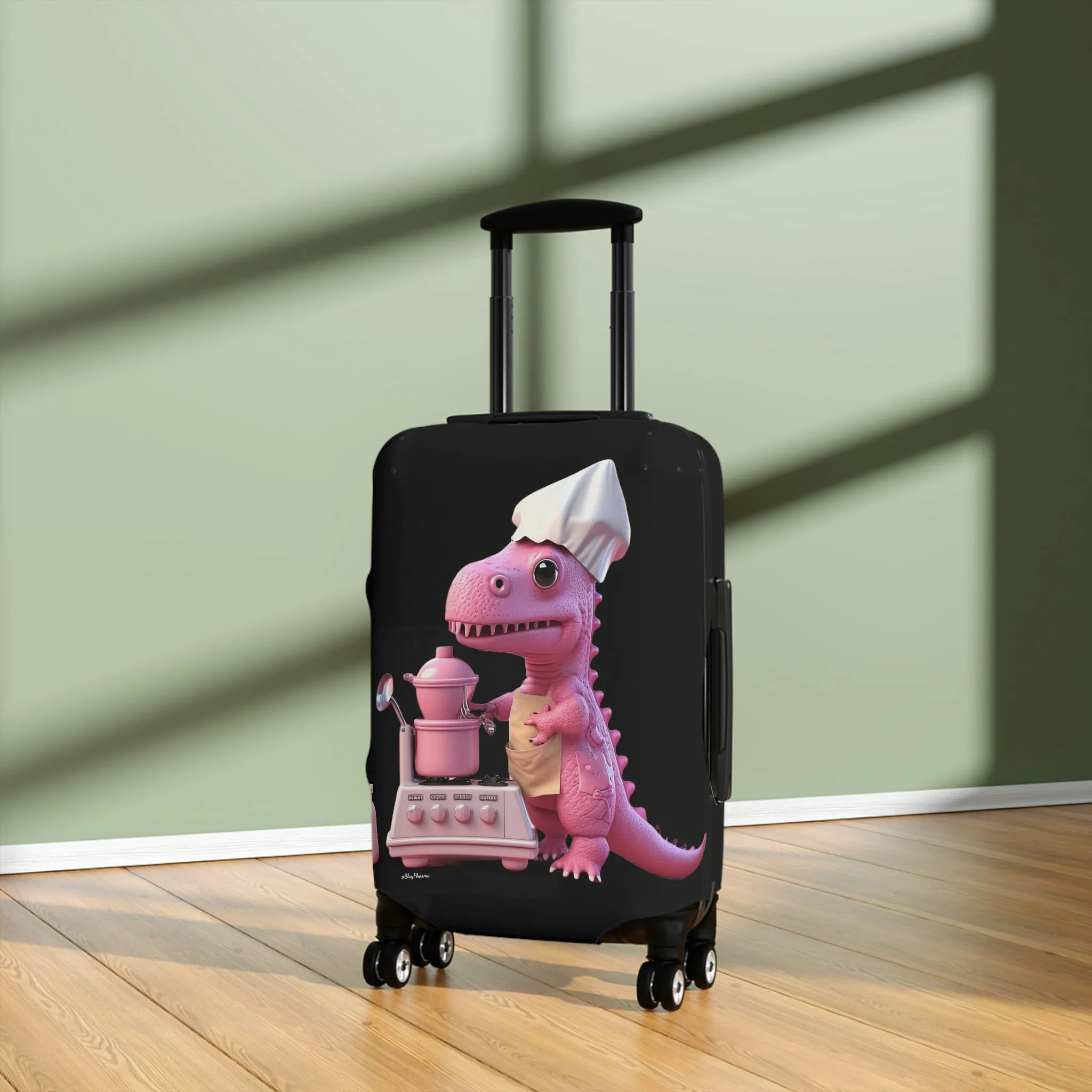 Dinosaur Baker Luggage Cover