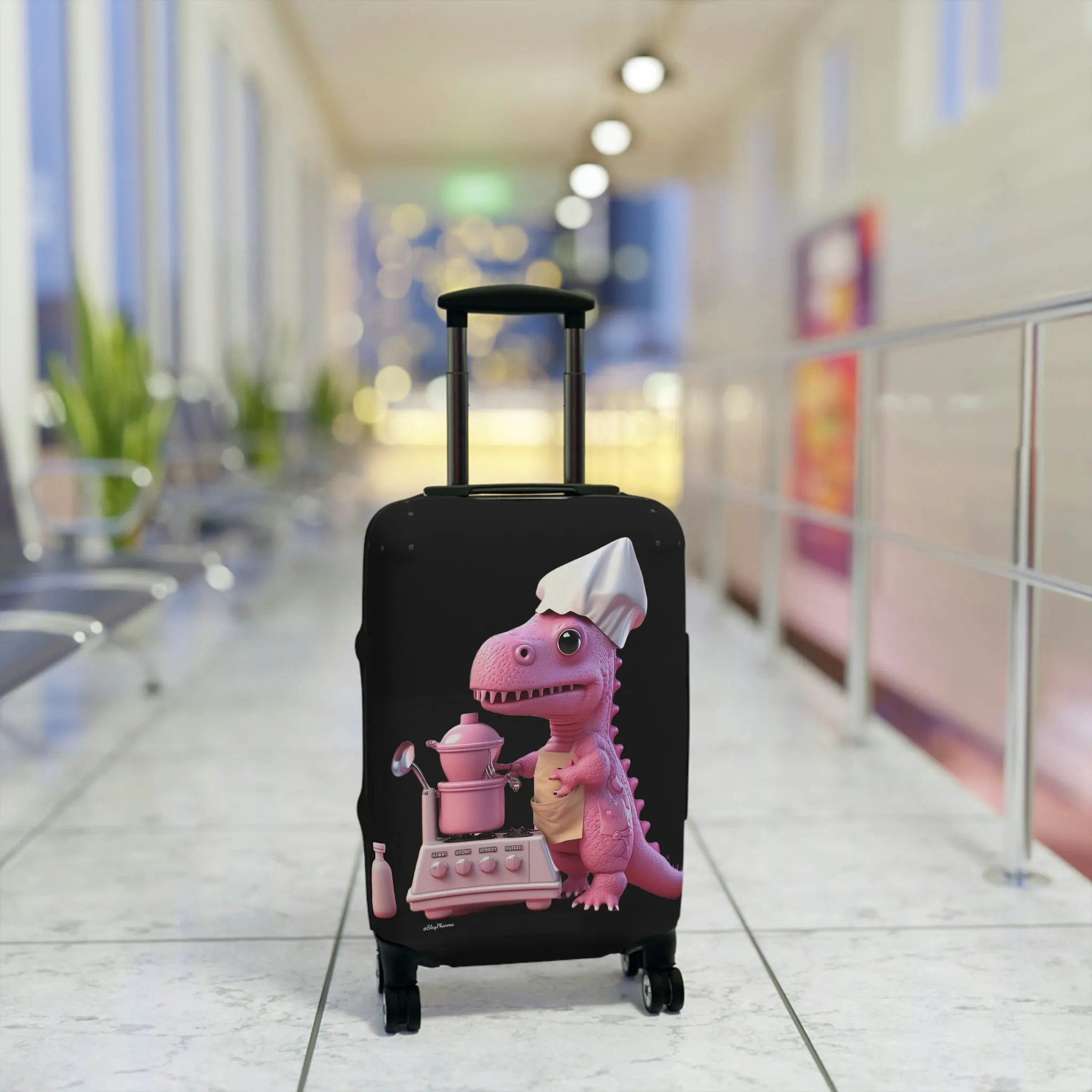 Dinosaur Baker Luggage Cover