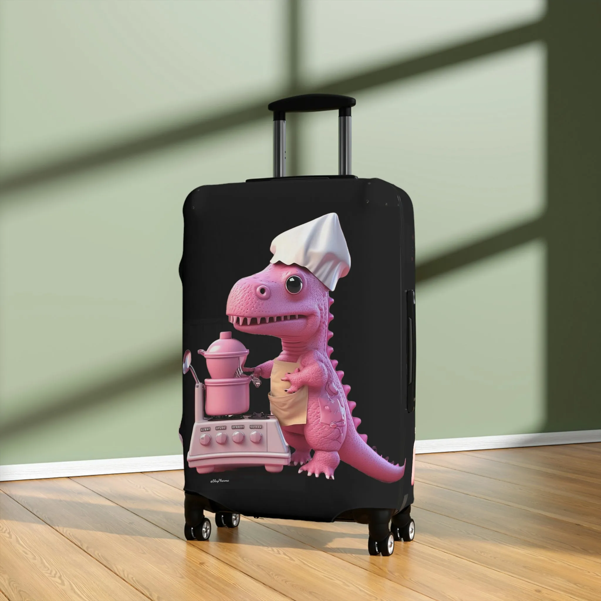 Dinosaur Baker Luggage Cover