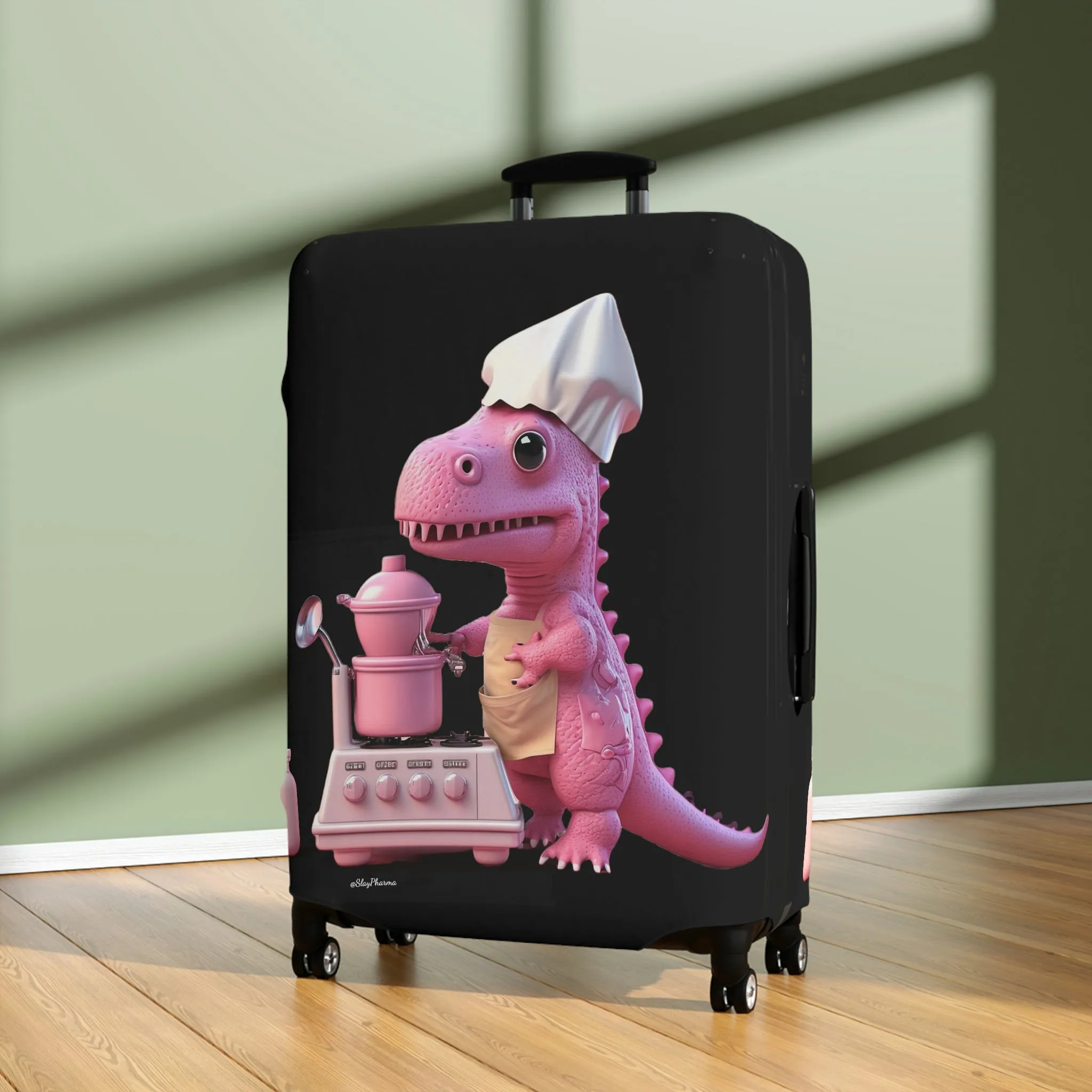 Dinosaur Baker Luggage Cover