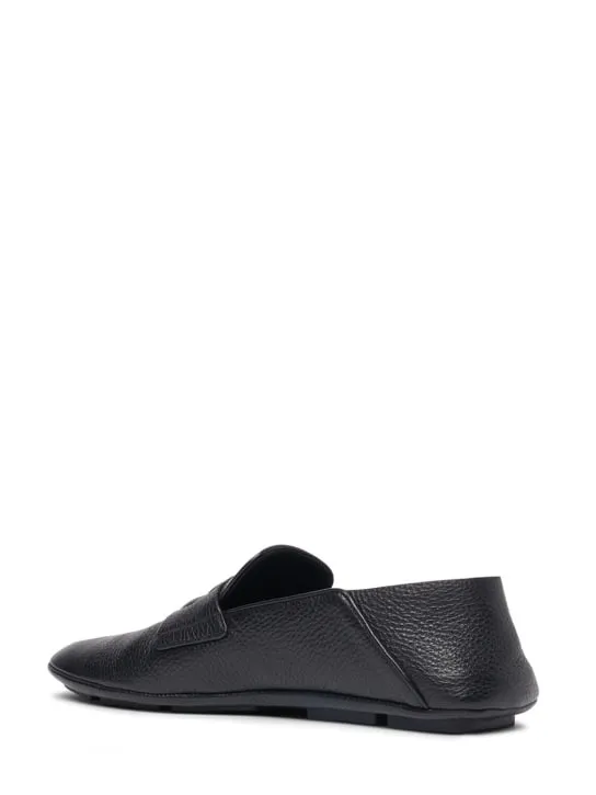 Dolce&amp;Gabbana   DG Driver leather loafer 