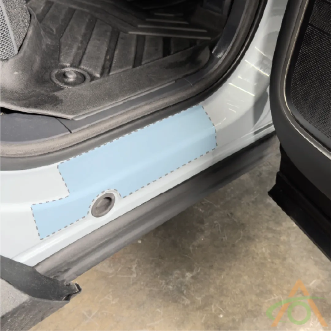 Door Sill Protection Film (PPF) for Rivian R1T