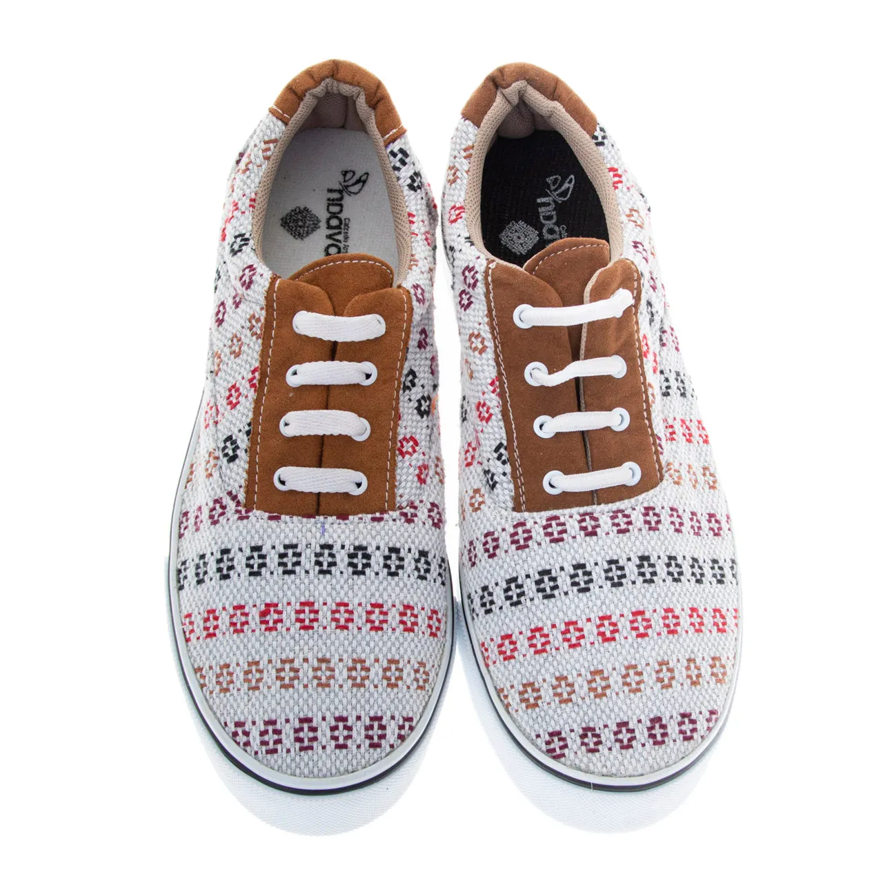 Dotted Pedal Loom Slip-On Sneakers