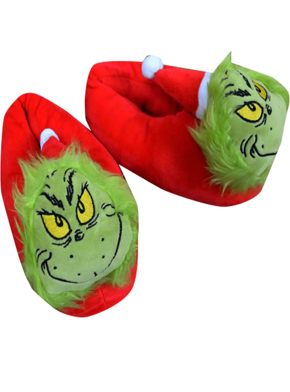 Dr. Seuss' Santa Grinch Unisex Kid's Slippers