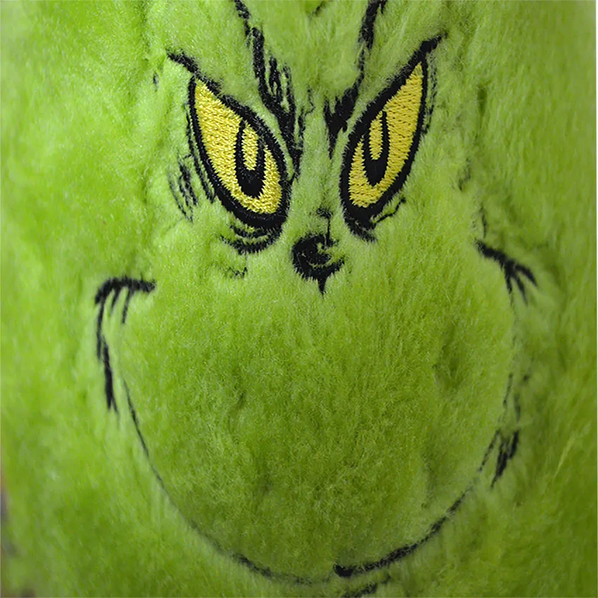 Dr. Seuss' Santa Grinch Unisex Kid's Slippers