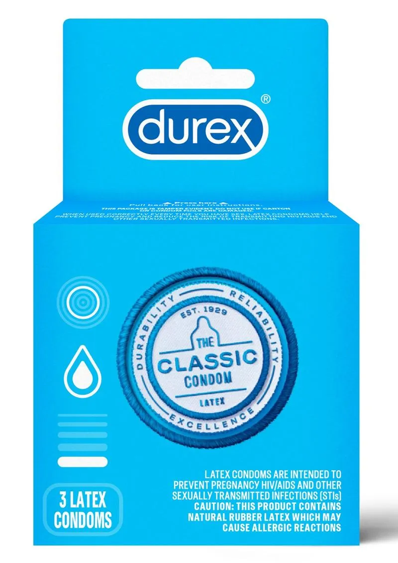 Durex Classic Latex Condoms