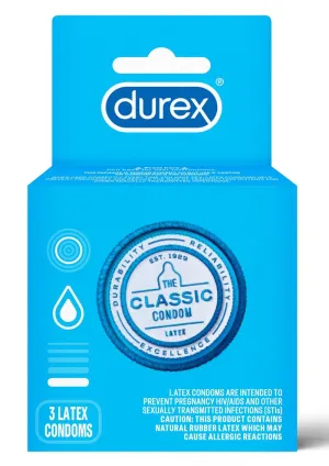 Durex Classic Latex Condoms