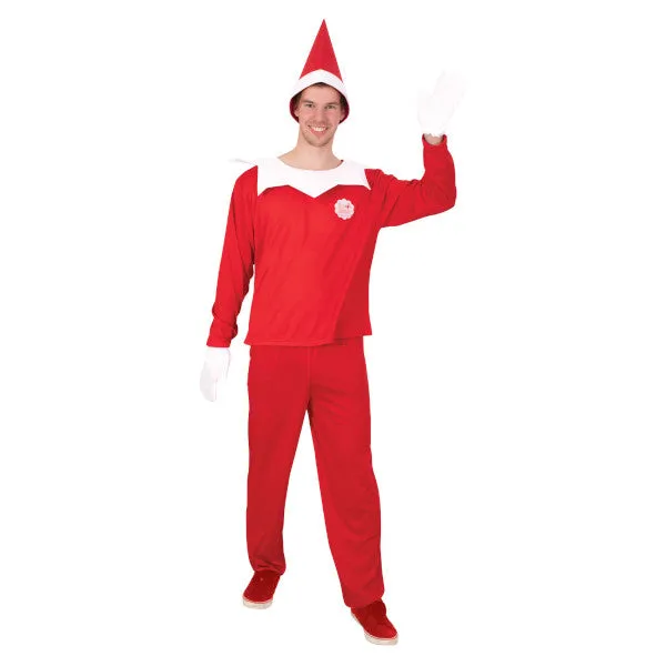 Elf On The Shelf Unisex Adult Costume