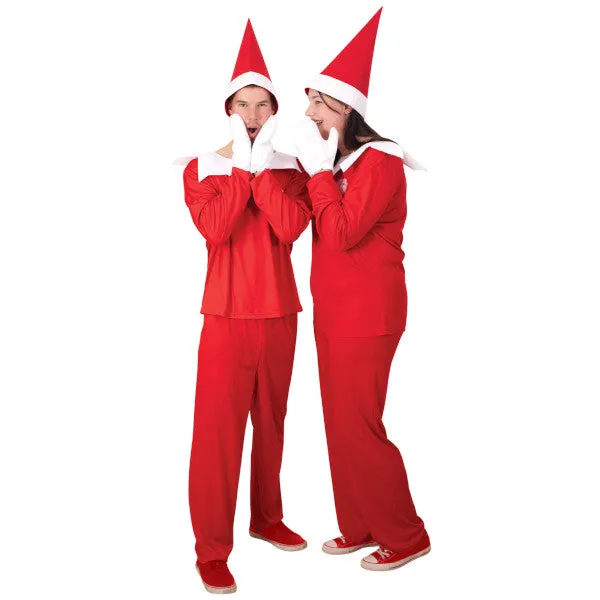 Elf On The Shelf Unisex Adult Costume