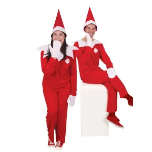 Elf On The Shelf Unisex Adult Costume