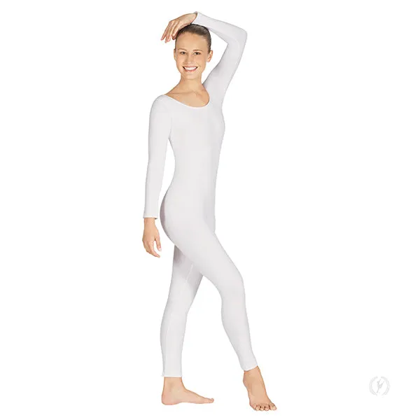 Eurotard 44129 Womens Microfiber Scoop Neck Long Sleeve Unitard