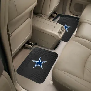 Fanmats Dallas Cowboys Back Seat Car Utility Mats - 2 Piece Set