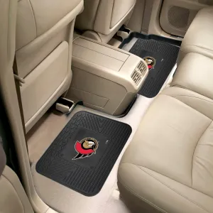 Fanmats Ottawa Senators Back Seat Car Utility Mats - 2 Piece Set