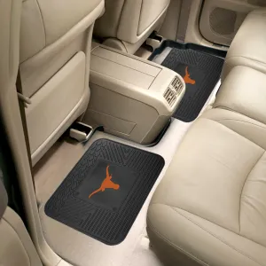 Fanmats Texas Longhorns Back Seat Car Utility Mats - 2 Piece Set