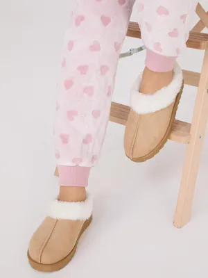 Faux Shearling Slippers