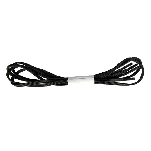 Fit to be tied shoe laces elas-black 24  pr