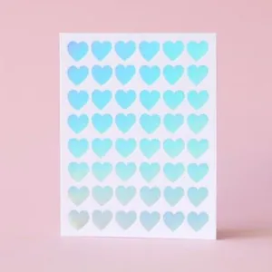 Foil Hearts Card