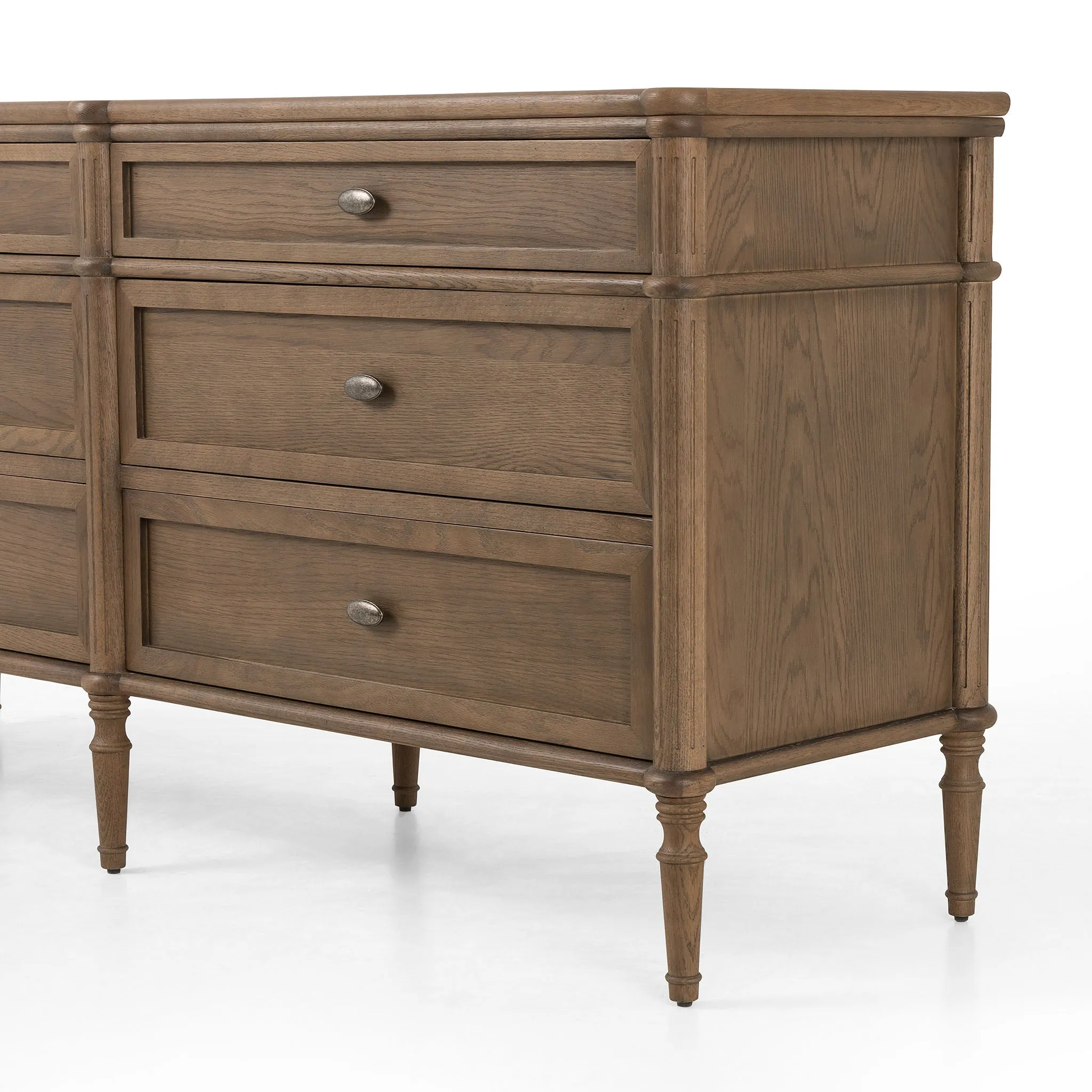 Four Hands Toulouse 6 Drawer Dresser in Toasted Oak