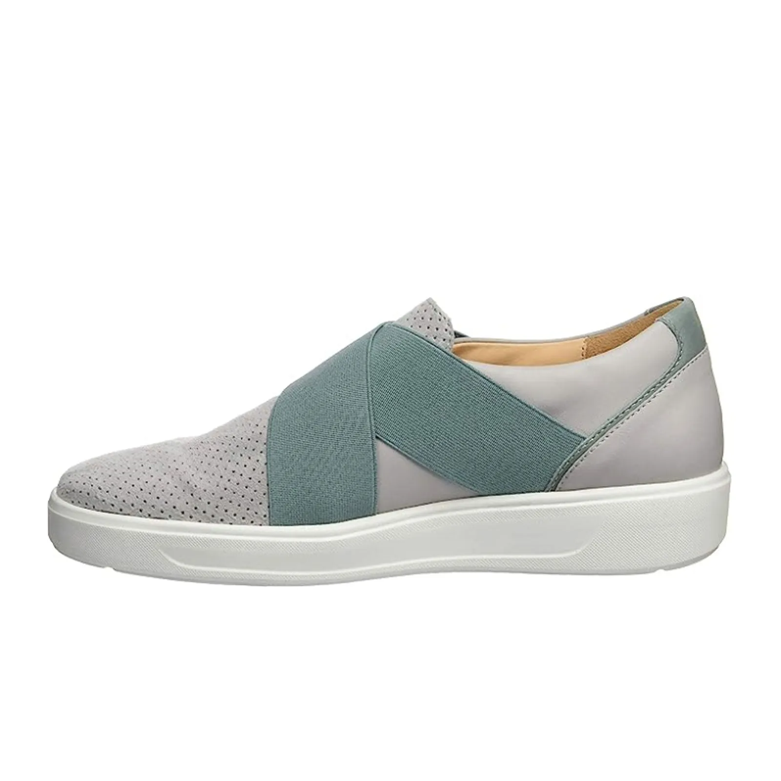 Ganter Heidi 5 Slip On Sneaker (Women) - Grey/Salvia