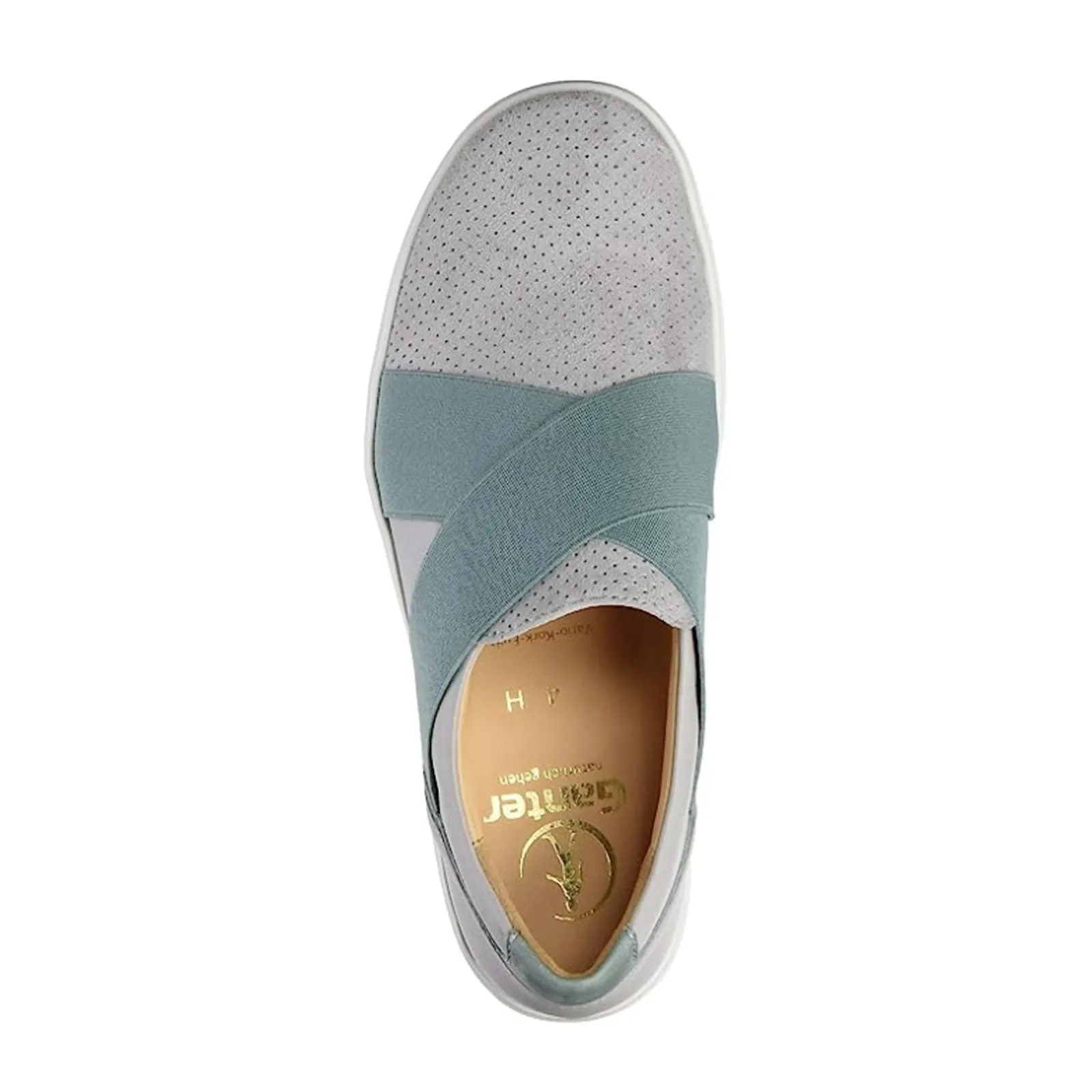 Ganter Heidi 5 Slip On Sneaker (Women) - Grey/Salvia