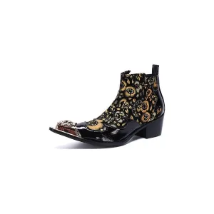 Genuine Luxe Exotic Flashy Dress Boots