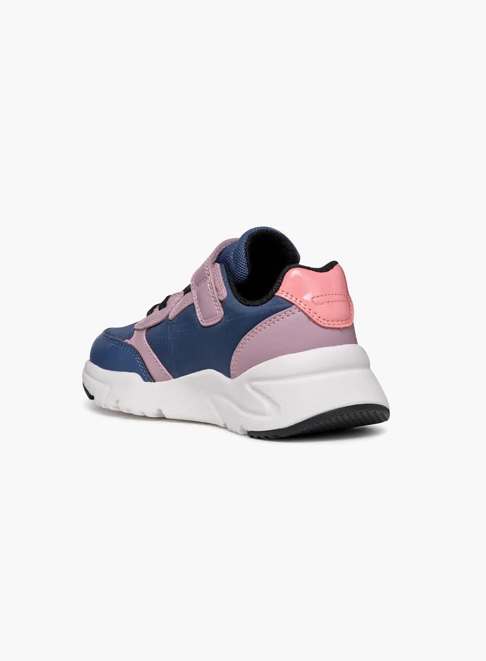 Geox Jr Loftus Trainers in Avio/Dark Rose