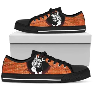 German Shepherd-Inspired Women'S Low Top Shoe Sleek And Stylish, Dog Printed Shoes, Canvas Shoes For Men, Women