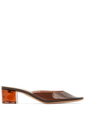 Gianvito Rossi   45mm Plexi mules 