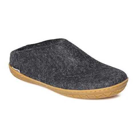 GLERUPS SLIP ON HONEY RUBBER CHARCOAL