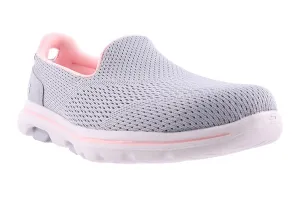 GO WALK 5 GREY/LIGHT PINK