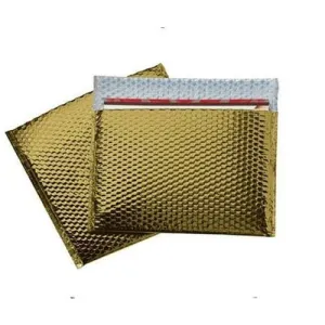 Gold	 Metallic Color Bubble Mailer - 	13.75 X 11	 - 	50	/CS