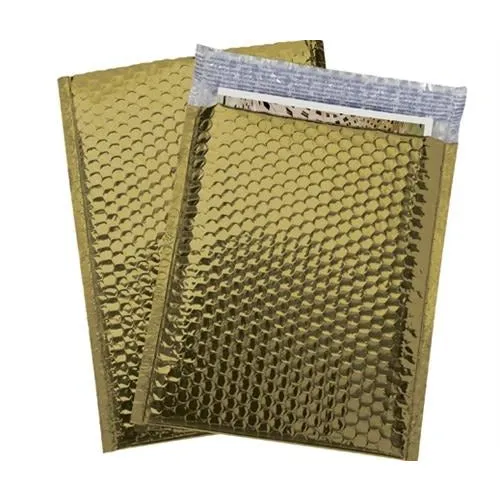 Gold	 Metallic Color Bubble Mailer - 	7.5 X 11	 - 	250	/CS