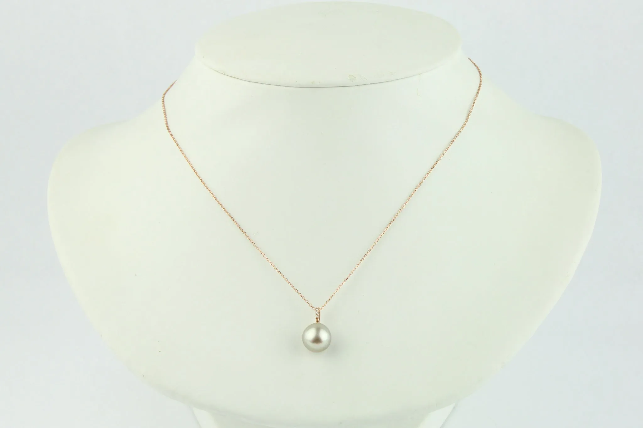 Golden Glow Tahitian Pearl & Diamond Éclat Pendant or Necklace on 14KRG