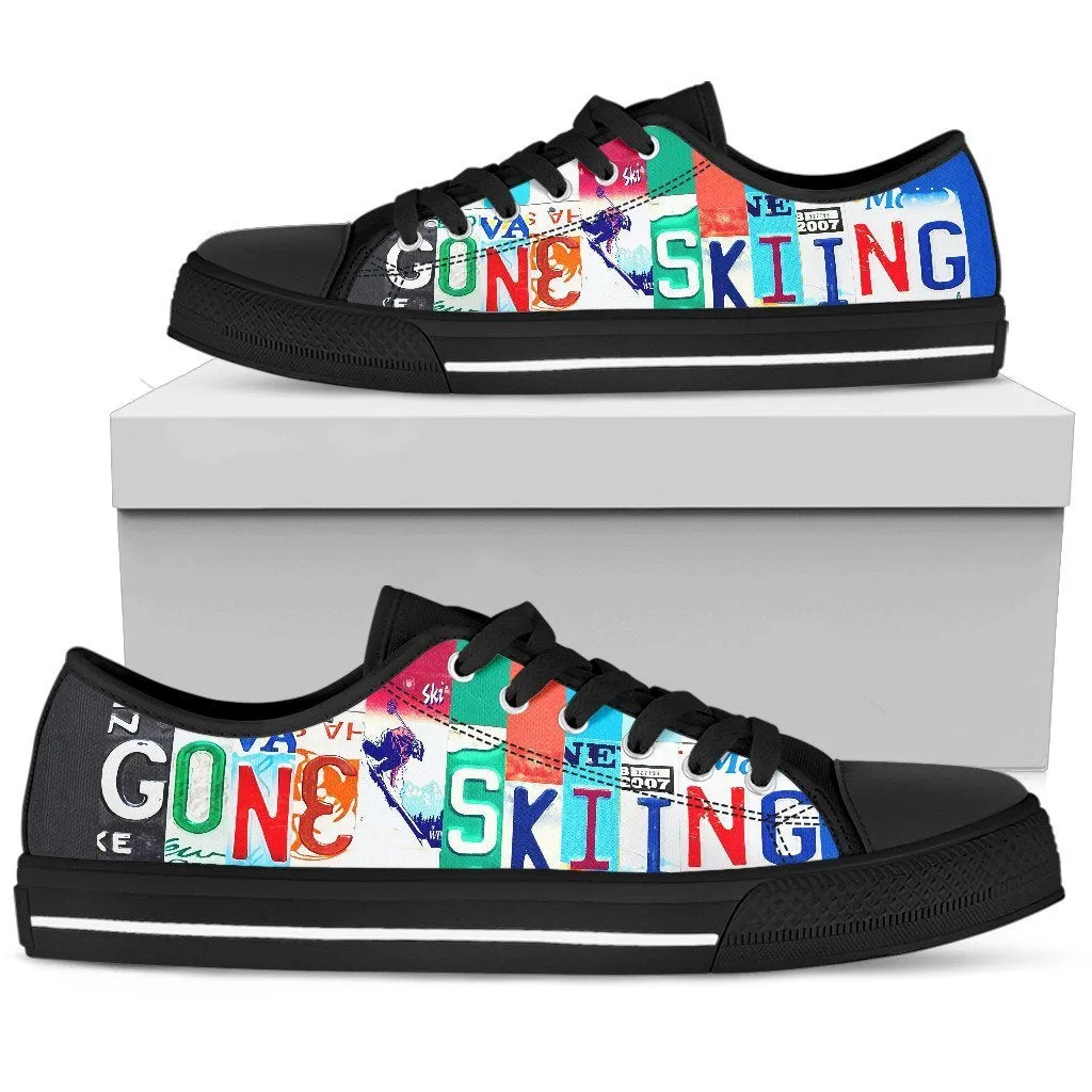 Gone Skiing - Low Top Shoes