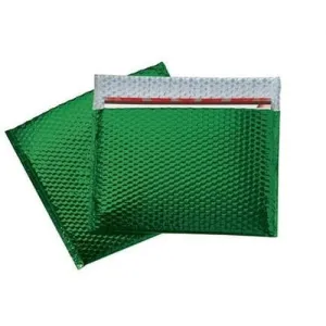 Green	 Metallic Color Bubble Mailer - 	13.75 X 11	 - 	50	/CS