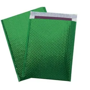 Green	 Metallic Color Bubble Mailer - 	16 X 17.5	 - 	50	/CS