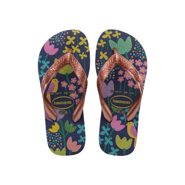 HAVAIANAS - Kid's Flors Flip Flops