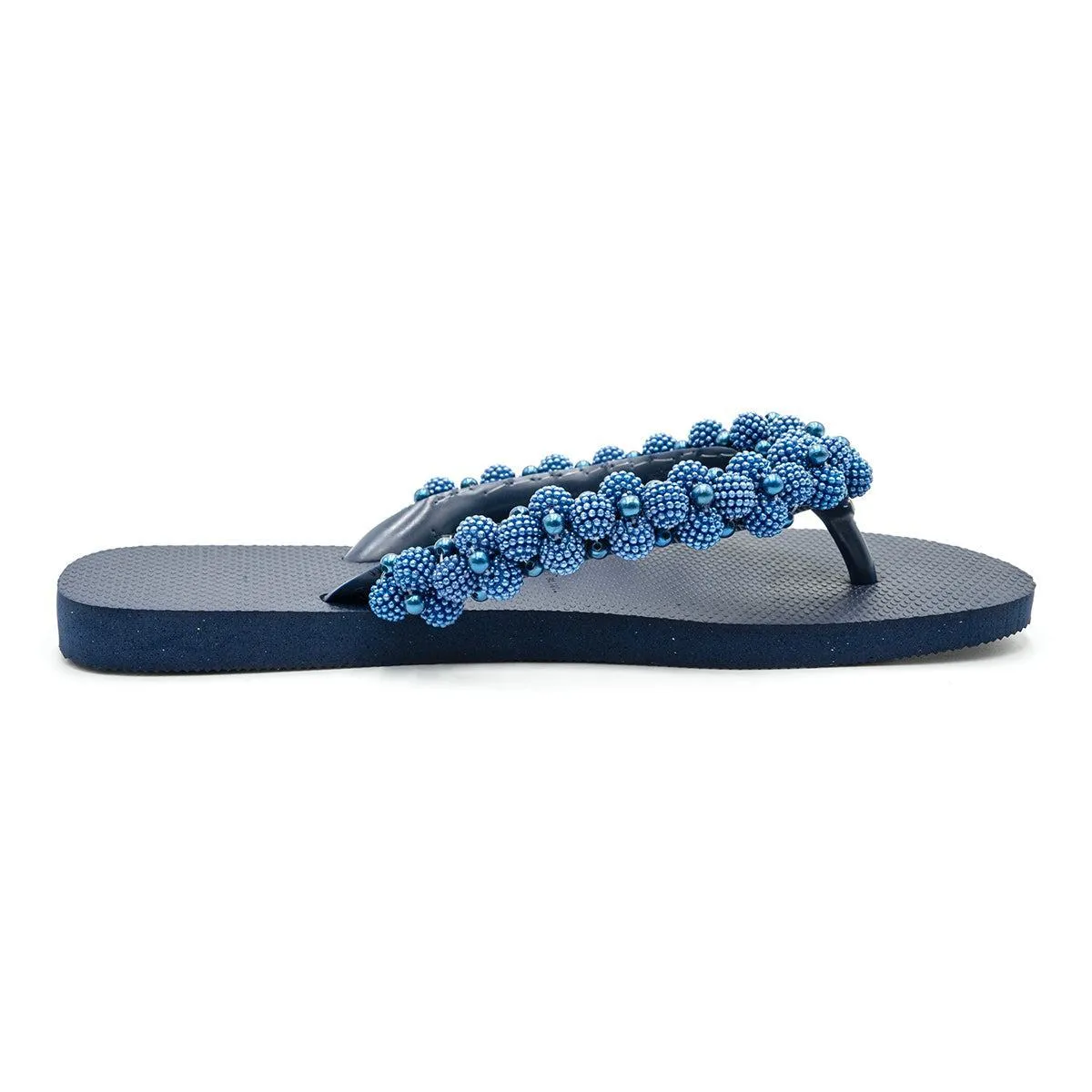 Havaianas Pearl Sandals Flip Flops Rubber Blue Colour For Women