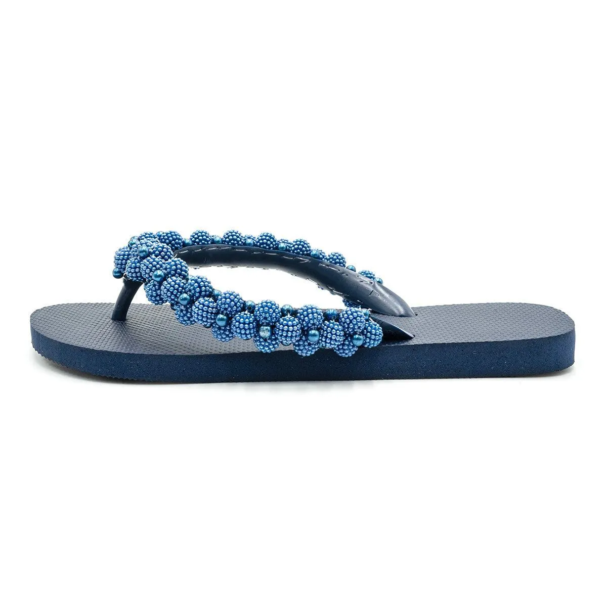 Havaianas Pearl Sandals Flip Flops Rubber Blue Colour For Women