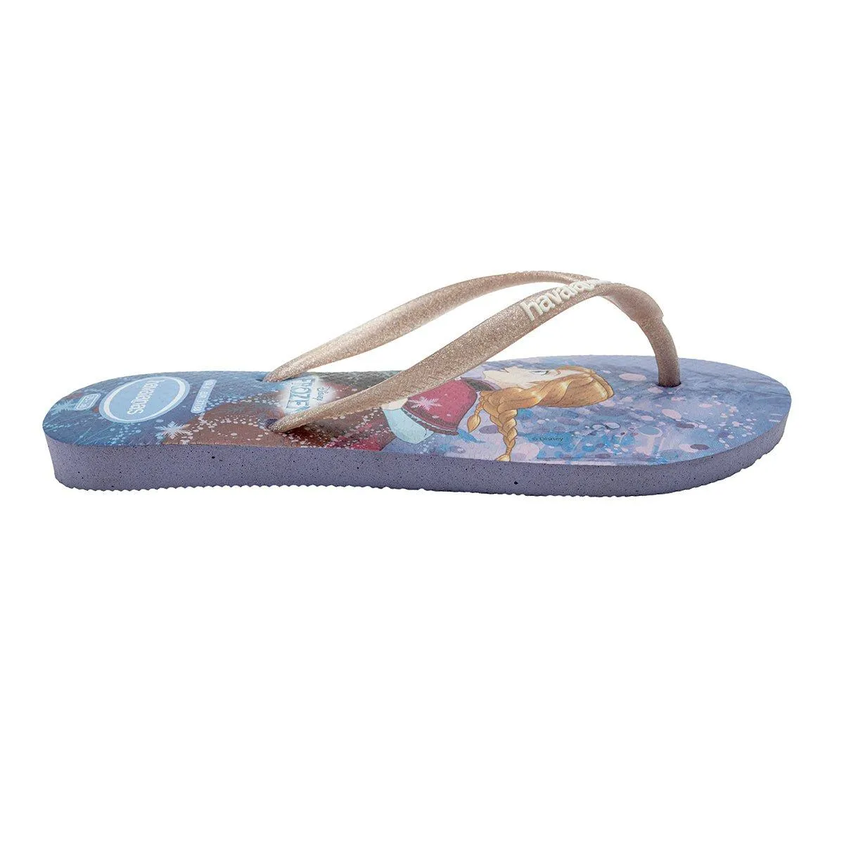 Havaianas Slim Frozen Flipflops Flat Sandals Rubber Multicolour Colour For Kids