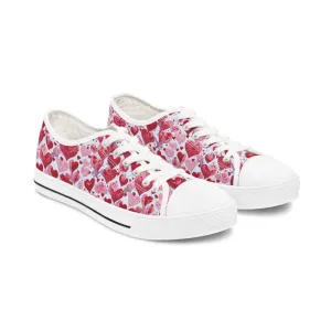 Hearts Design Women's, Heart Sneaker Low Top Canvas Sneakers For Men And Women, Low Top Sneaker, Low Top Canvas Shoes