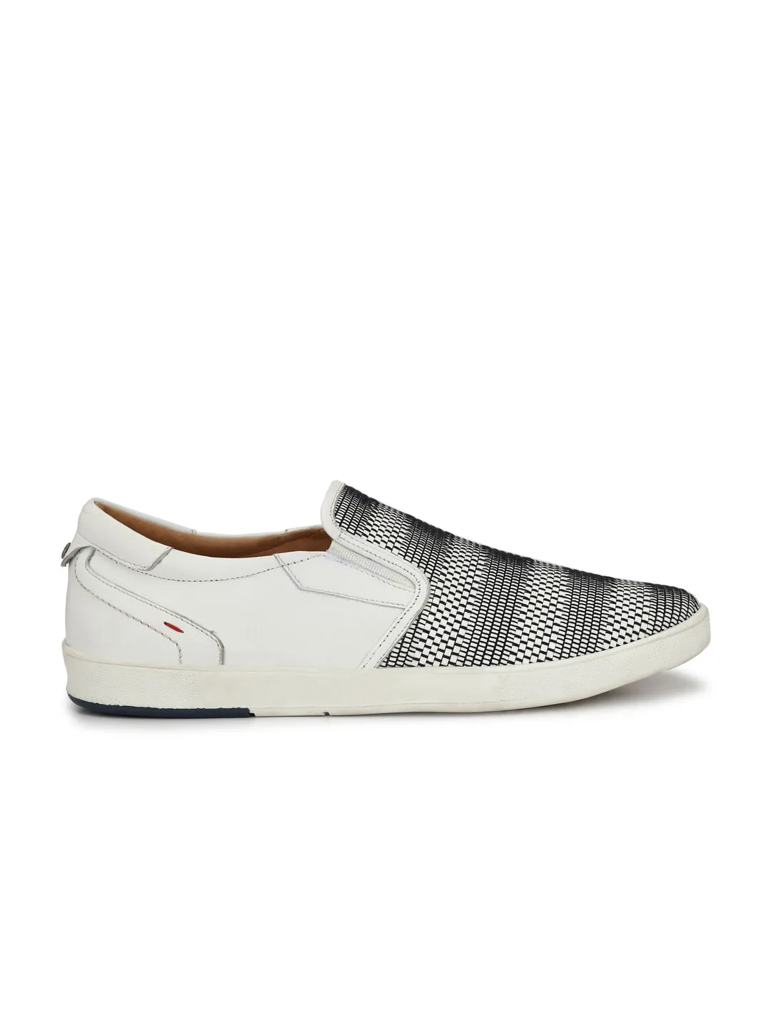 Hitz White Slip-on Luxure Shoes