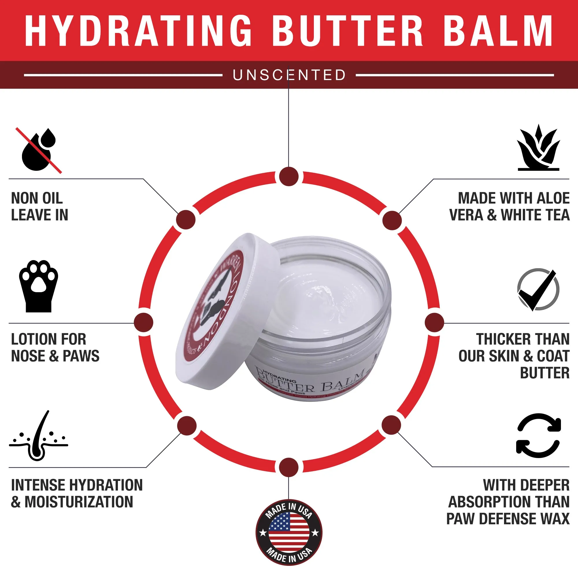 Hydrating Butter Balm - For Nose and Paws