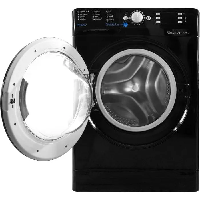 Indesit BWE91484XK 9Kg Washing Machine with 1400 rpm - Black