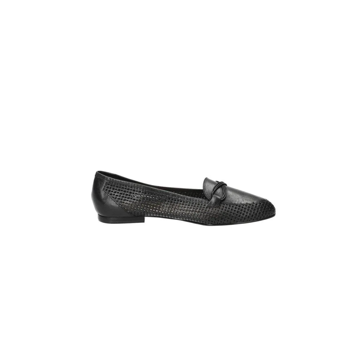 Innovations Bow Tie Ballerinas Leather Black Colour For Women