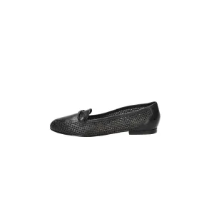 Innovations Bow Tie Ballerinas Leather Black Colour For Women