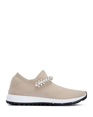 Jimmy Choo Verona Women's Embellished Knit Slip-On Sneakers