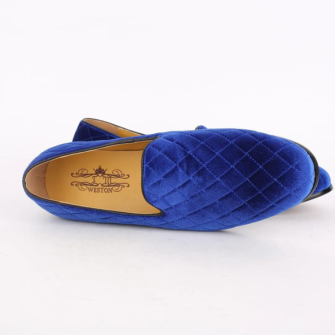 J.M Weston Royalty Designed Blue Suede Shoe